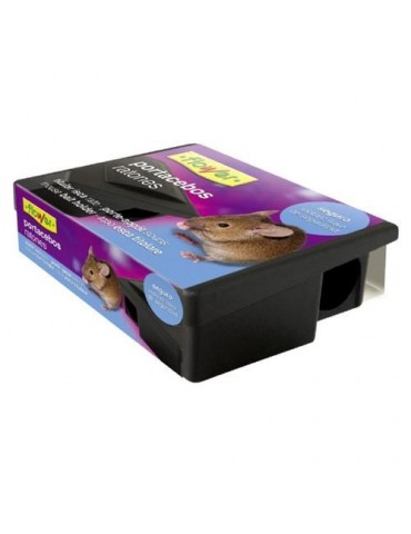 CAJA PORTACEBOS RATON  3.5X13X9CM.  20546
