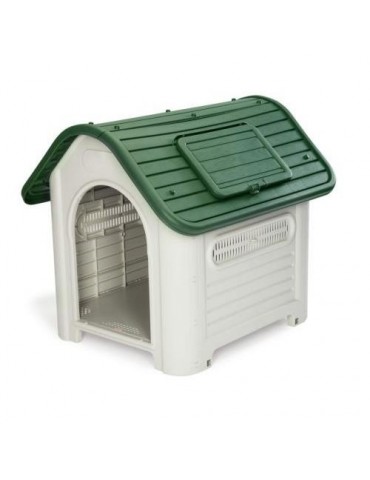 CASETA PARA PERROS RESINA DAKOTA GREEN KZT1007