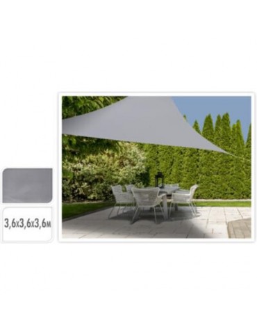 LONA TRINGULAR POLIESTER GRIS 360X360M. C46400400
