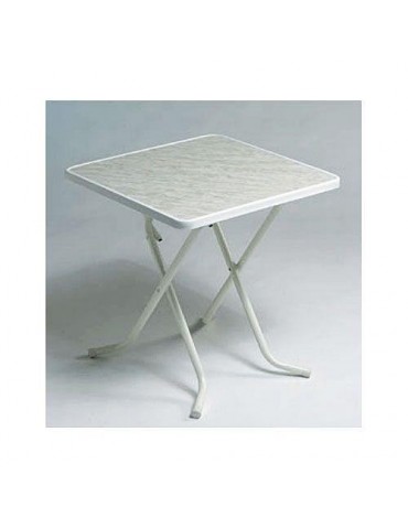 MESA TIJERA 70X70 BLANCA R22B
