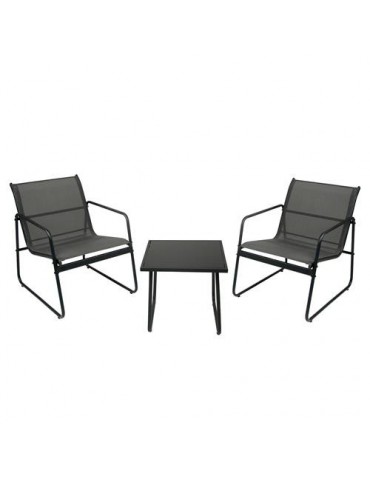 SET BALCON JERSEY ACERO Y TEXALINE ANTRACITA