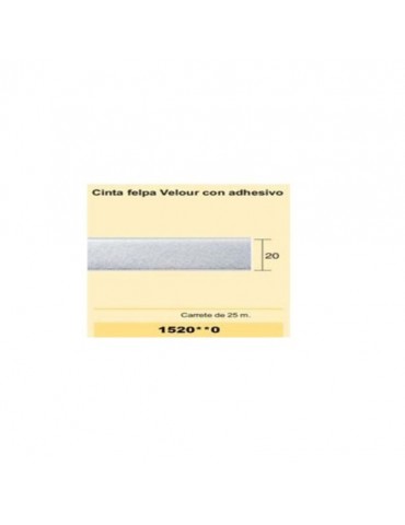 CINTA FELPA CON ADHESIVO VELOUR (M.) 1520060