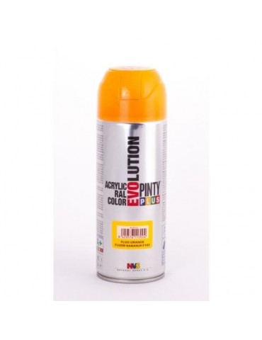 PINTURA SPRAY PINTY PLUS NARANJA FLUOR. F143 520ML