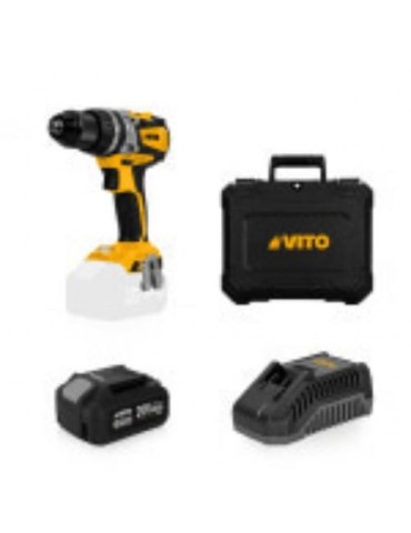 TALADRO BRUSHLESS 20V+ 4AH+CARGADOR 20V+CAJA BMC