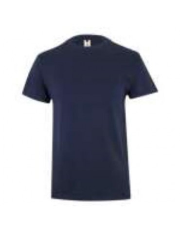 CAMISETA MANGA CORTA 155 G/M2 COLOR NAVY TALLA S