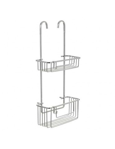 CESTILLO C/ COLGADOR GRIFO 2 ALTURAS ALUMINIO
