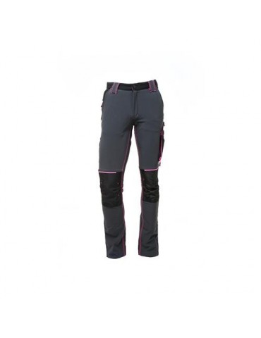 PANTALON MUJER SLIM FIT LADY GREY FUCSIA/CARB T.M