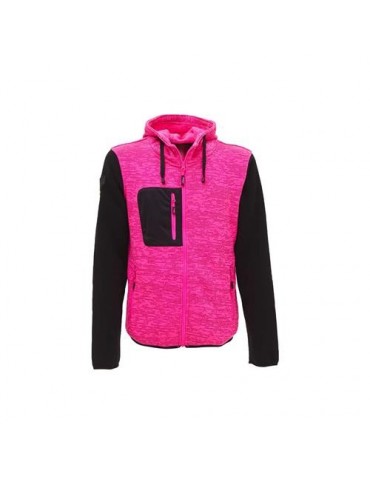 SUDADERA MUJER RAINBOW BLACK/FUCSIA EY174BF T.S