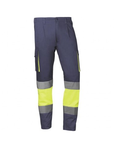 PANTALON AZUL MARINO BANDA AMARILLO MYKONOS T.M