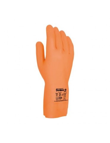 GUANTE GRANDEUR 70 LATEX 321/C T-6 PAR NARANJA