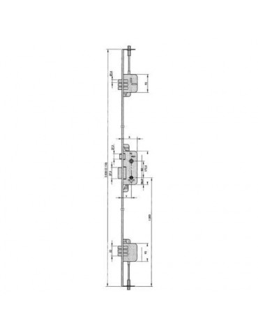 CERRAD.SEGUR.8920-80 AL YL6 70 M3 CERRADERO LARGO