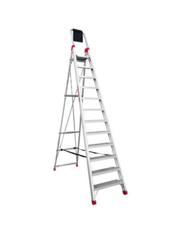 ESCALERA DE TIJERA PROFESIONAL 12 PELDAÑOS DOMUS12