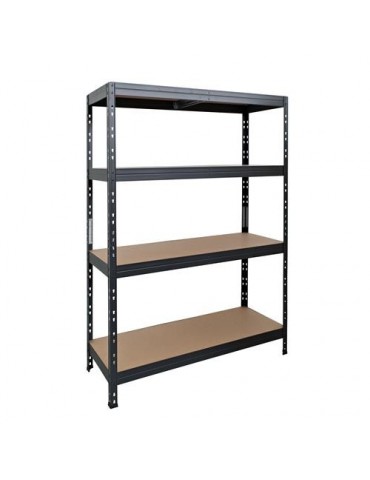 ESTANTERIA 4E 180X120X45 R7016 TEXT MATE NEGRO