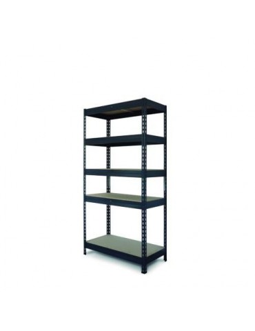 ESTANTERIA METAL/AGLOMERADO RIVET 90/45 ANTRACITA