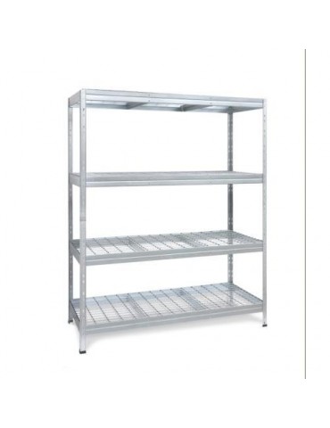 ESTANTERIA METALICA WIRE 180X150X60 GALVANIZADO