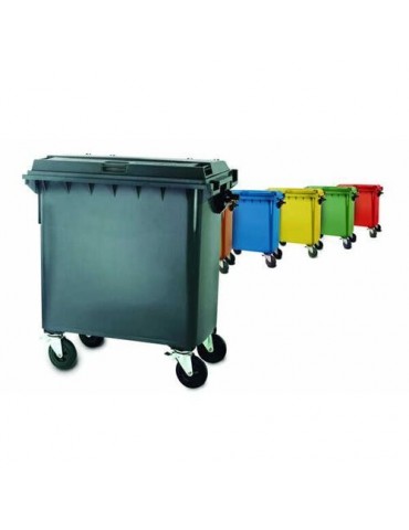 CONTENEDOR 800 L CUERPO AMARILLO TAPA AMARILLO
