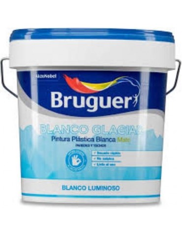 PINTURA PLASTICA BLANCO GLACIAR MATE 15L 5208048