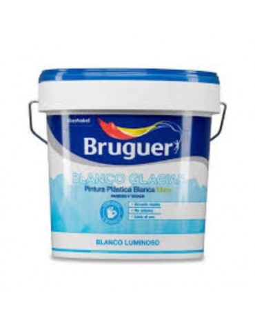 PINTURA PLASTICA BLANCO GLACIAR MATE 4L 5208049