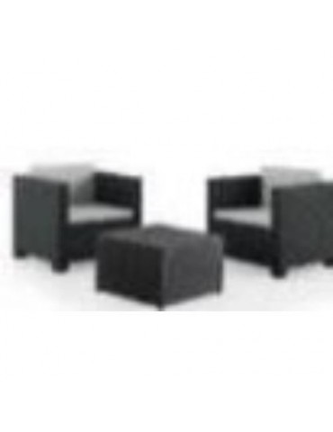 SET DE JARDIN DIVA TETE A TETE GRAFITO
