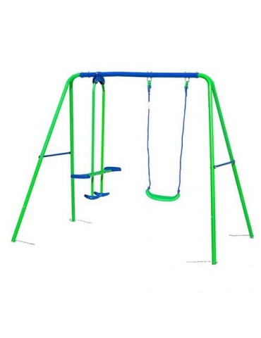 COLUMPIO INFANTIL METAL 1 ASIENTO + 1 BALANCIN