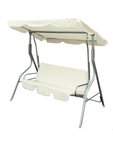 BALANCIN JARDIN 3 PAX 170X110X153CM MARFIL