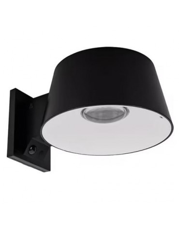 APLIQUE SOLAR PARED 1000LM 4000K IP54 NEGRO