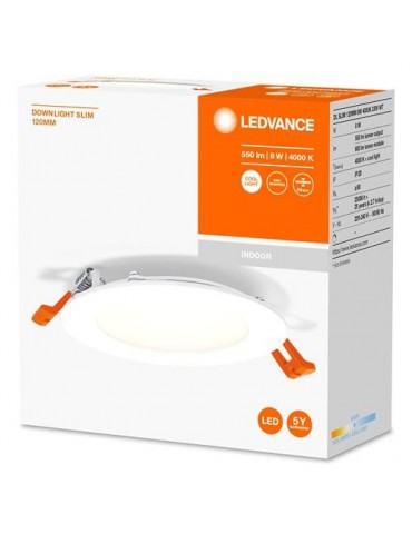 FOCO DOWNLIGHT SLIM 120MM 8W 4000K 230V BLANCO
