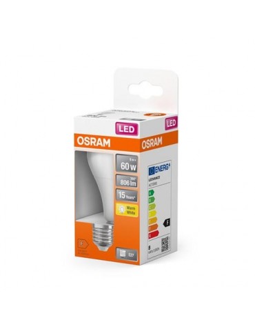 BOMBILLA LED STANDAR 8.5W/827 E27 CALIDA