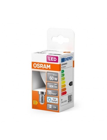 BOMBILLA LED ESFERICA 7W/865 E14 FRIA