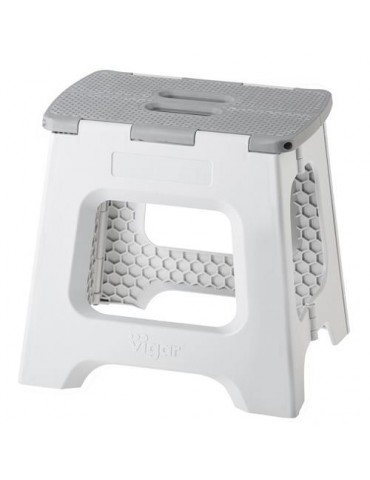 TABURETE 32CM COMPACT PLEGABLE GRIS 8917