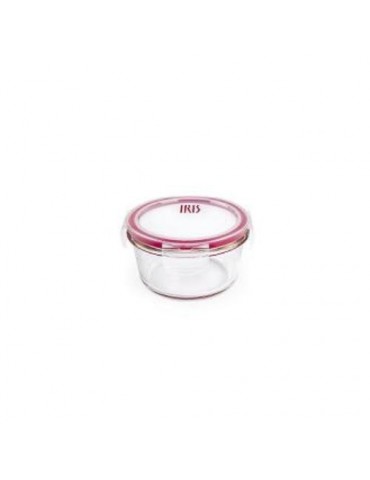 CONTENEDOR REDONDO VIDRIO 410 ML. 8607-V