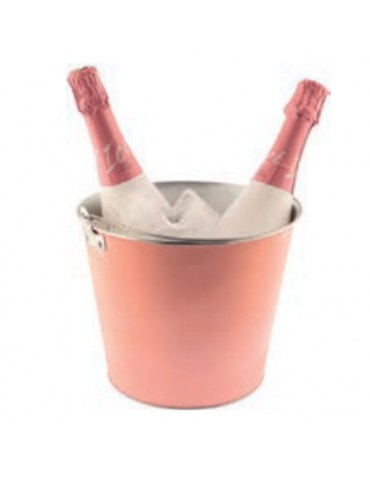 CUBITERA METALIZADA CON ASA ROSA 5L KOALA