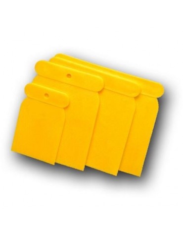 ESPATULAS FLEXIBLES EMPLASTECER PLASTICO (JUEGO-4)