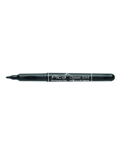 MARCADOR PERMANENTE PICA CLASSIC BALA NEGRO
