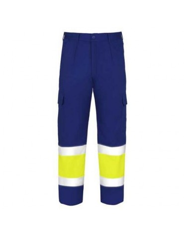 PANTALON ALTA VISIBILIDAD TERGAL AZUL MARINO T-64