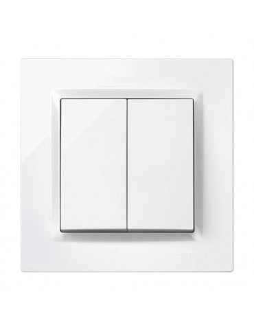 DOBLE CONMUTADOR BLANCO. SERIE 10 F1090397030