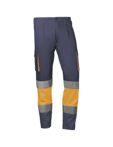 PANTALON ALTA VISIBILID MYKONOS NARANJ/MARIN T.3XL