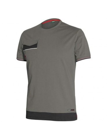 CAMISETA BOOM GRIS 100% ALGODON T. 3XL 8810B-080