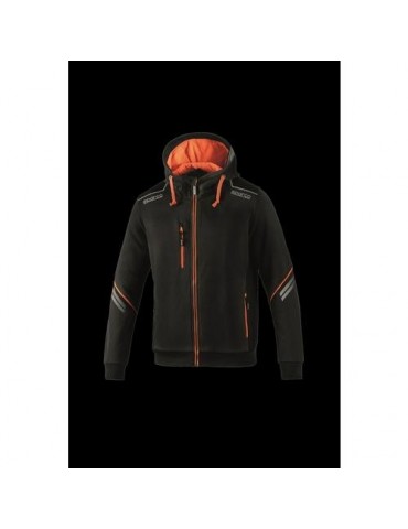 SUDADERA TECNICA COLORADO NEGRO/NARANJA T.L