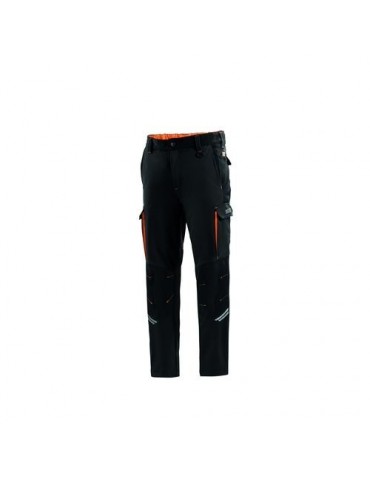 PANTALON TECNICO OREGON NEGRO/NARANJA T.XL