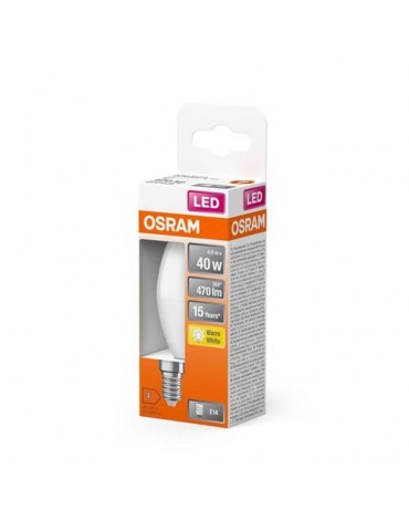BOMBILLA LED VELA 4.9W/827 E14 CALIDA