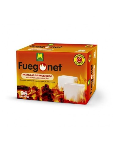 96 PASTILLAS BLANCAS ENCENDIDO RAPIDO BBQ 231442N