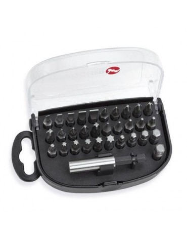 ESTUCHE PUNTAS ATORNILLAR 1/4" 32 PZAS. 438-001