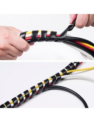 ESPIRAL CABLES NEGRO 2.5M 10-40MM Ø CTW2.5B