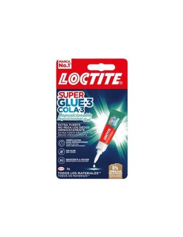 LOCTITE SUPERGLUE-3 REPOSICIONABLE 3 GR 2943113