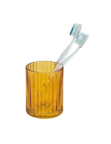 VASO DE DIENTES VIDRIO POMPEI AMBAR 26153100