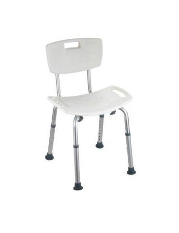 TABURETE CON RESPALDO CON PATAS TELESCOPICAS