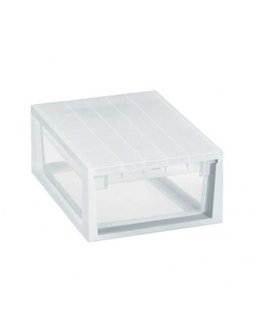 CAJA ORDENACION LIGHT DRAWER M 12L.TRANSPARENTE