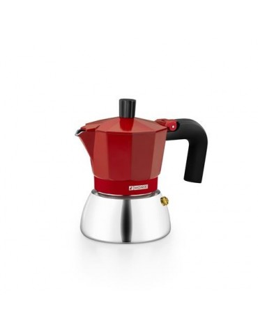CAFETERA INDUCTION INOX RED 6 TAZAS