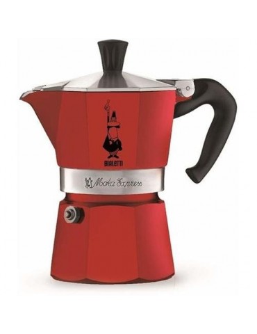 CAFETERA ITALIANA MOKA EXPRESS ROJO 6 TAZAS